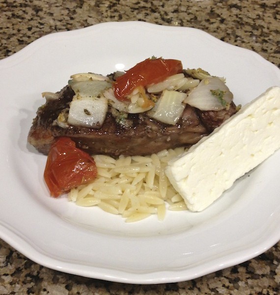 Greek Lamb with pasta recipe. A simple and easy way to make a perfect heart Greek meal.