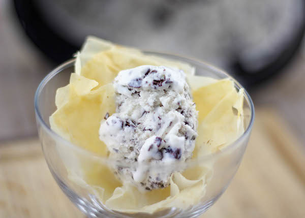 phyllo cup - close up