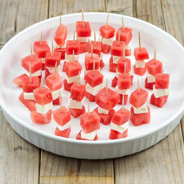 Feta And Watermelon Meze