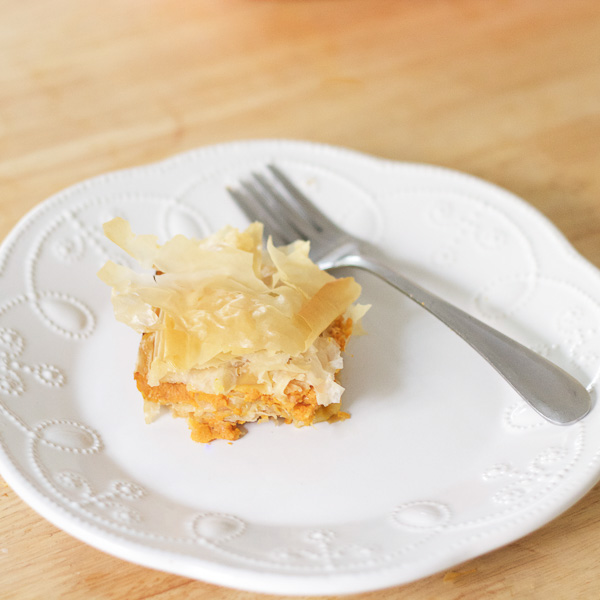 Greek pumpkin phyllo