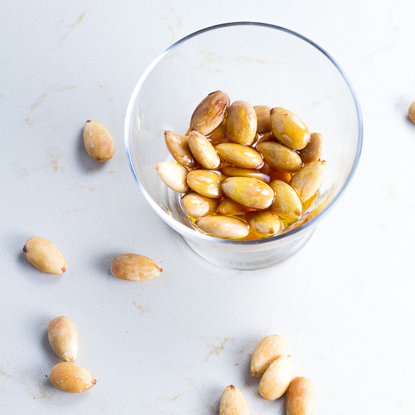 Almonds With Honey | Pan Roasted Almonds With Honey