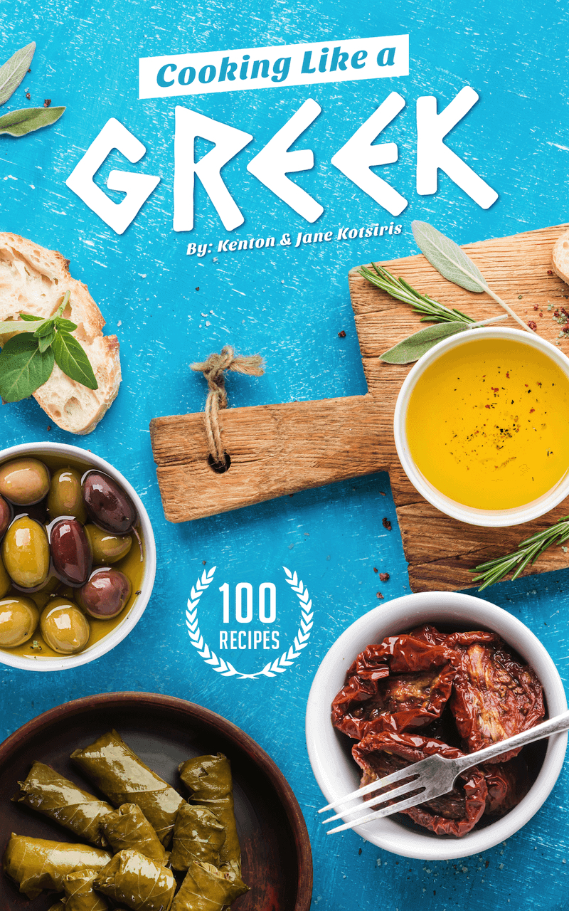 Cooking like a Greek ebookbook cover